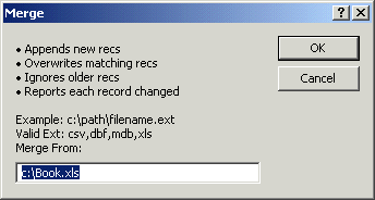 Smart merge of student and course info